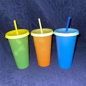 Color changing cups